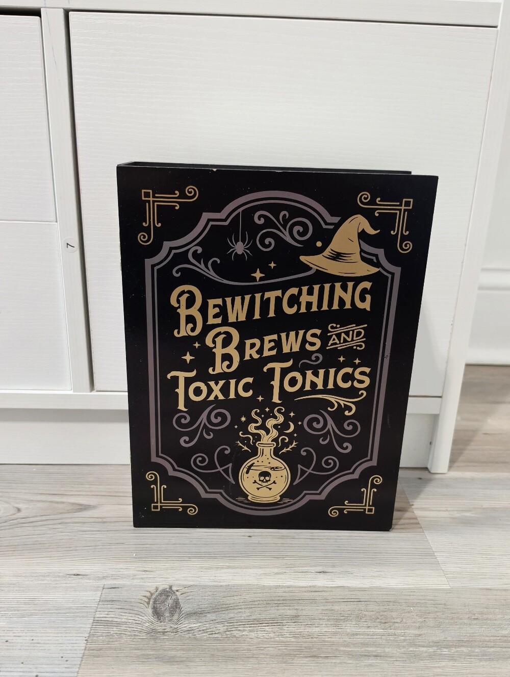 Target Bullseye Playground Halloween 2026 Wood Book Decor - Witching Brews